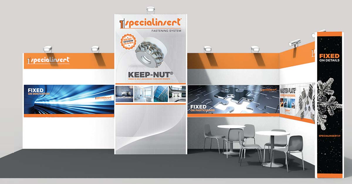 progettazione stand Specialinsert