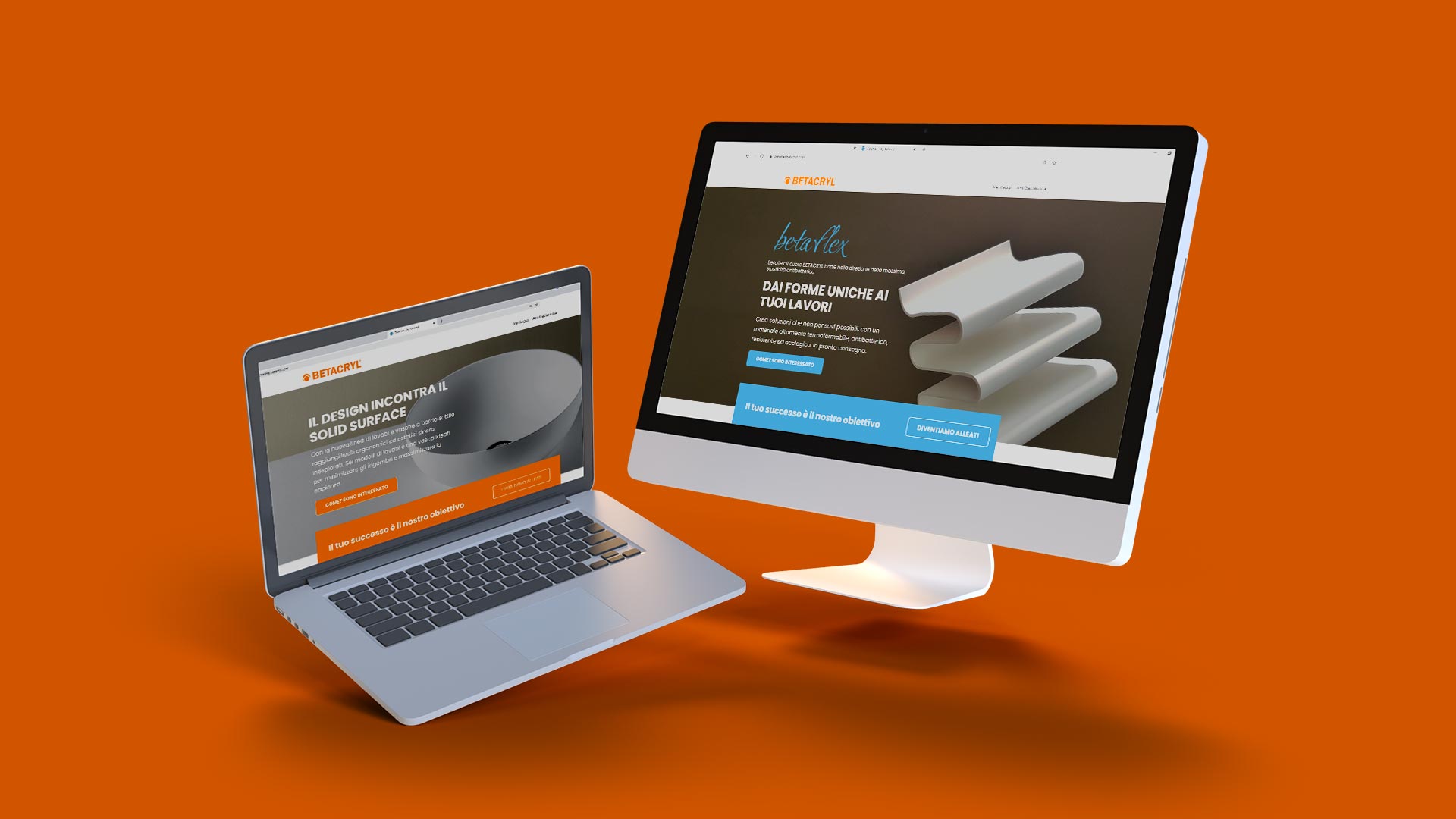 Betacryl landing page