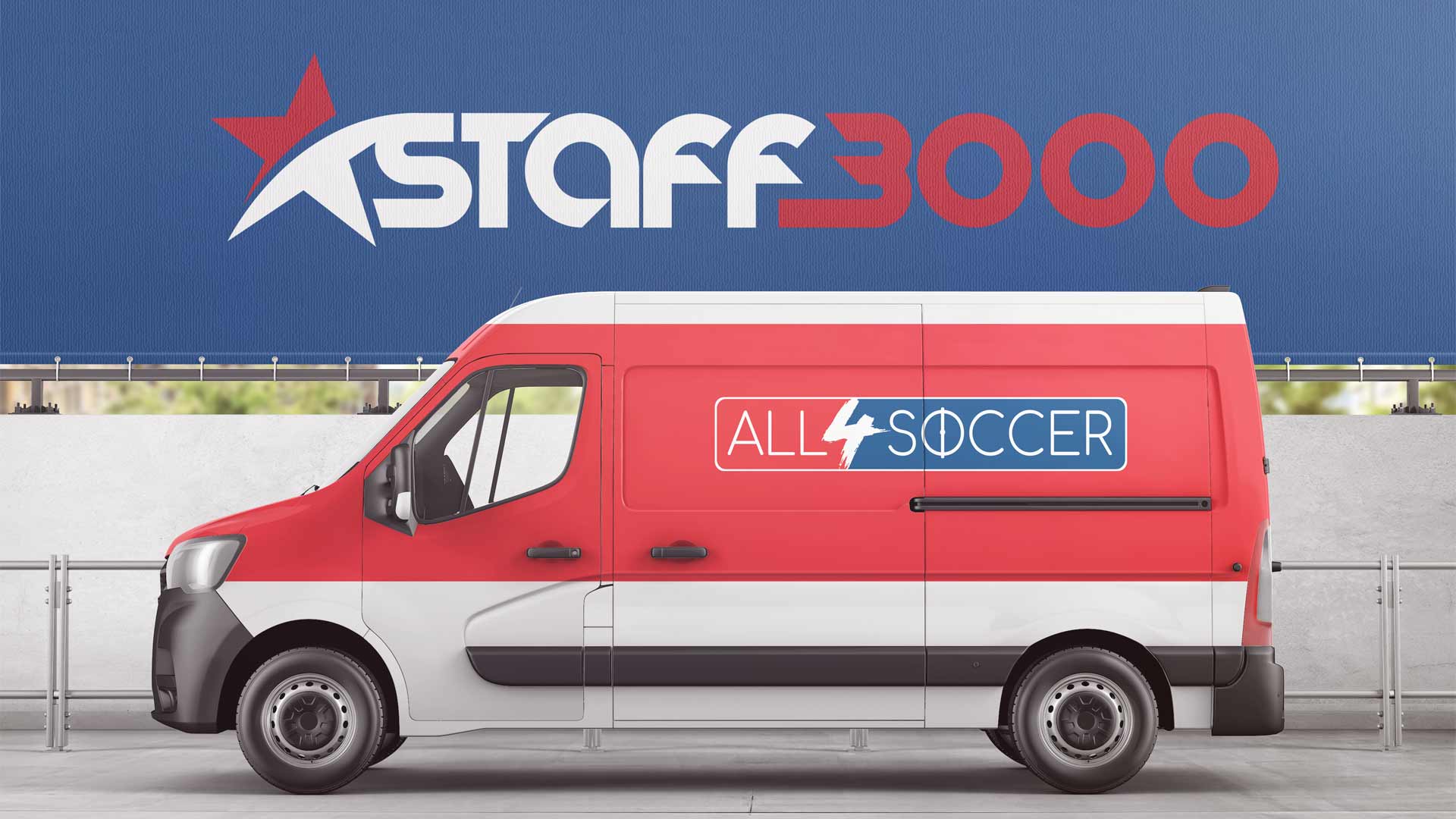 Staff 3000 e All 4 Soccer Loghi